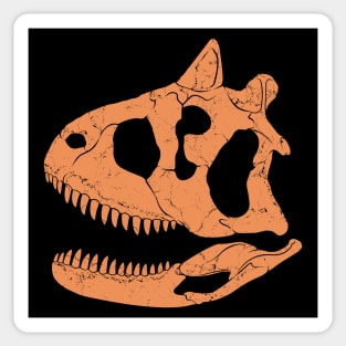 Carnotaurus fossil skull Sticker